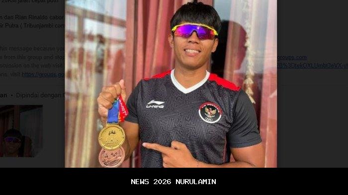 Bangga! Subhi Atlet Dayung Jambi Bawa Dua Emas Sea Game 2025 Thailand