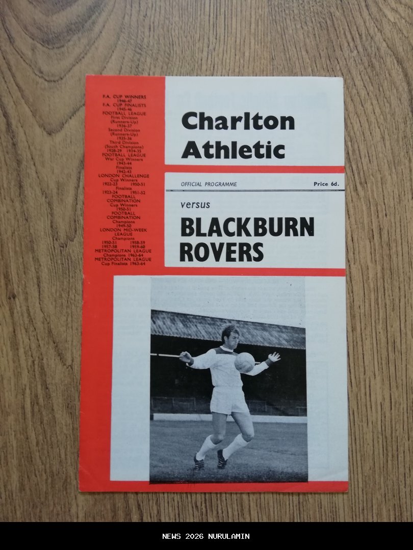 Prediksi Skor Blackburn Rovers vs Charlton Athletic 4 Januari 2026