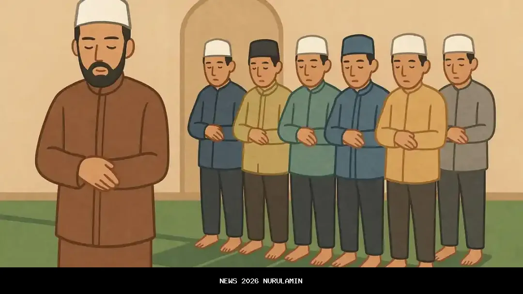 Jadwal salat wilayah DIY Jogja Sleman Bantul hari ini Senin 12 Januari 2026