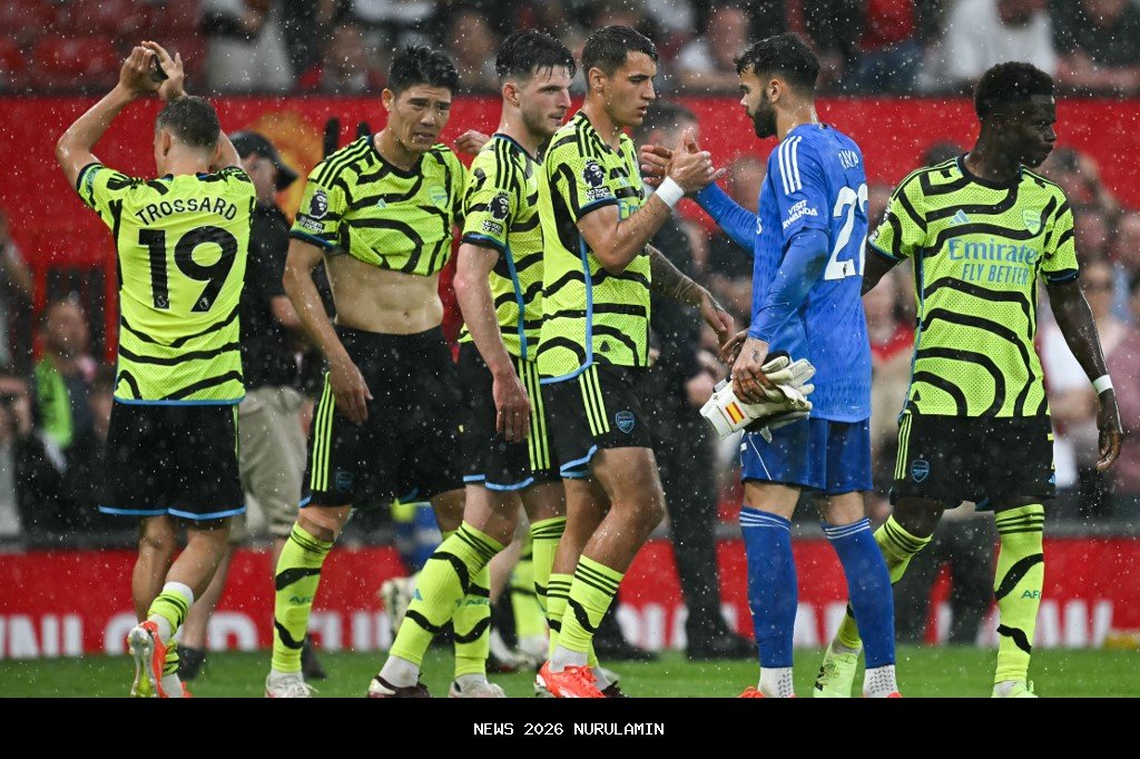 Klasemen Liga Inggris 2025-2026, Arsenal Puncaki Akhir Tahun 2025