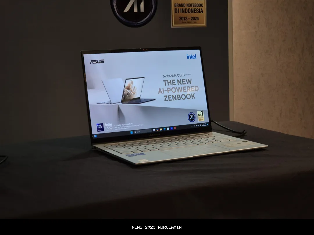 ASUS Zenbook 14 OLED UX3405CA, laptop tipis premium dengan performa tinggi
