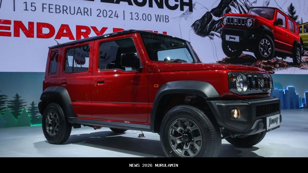 Suzuki Jimny 4x4 2026 Dirilis, Ini Spesifikasi dan Harga Resmi