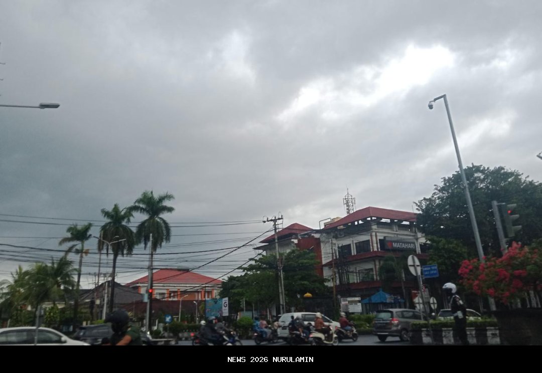 Prakiraan Cuaca Maluku Utara Hari Ini, BMKG Peringatkan Hujan Sedang di Halmahera