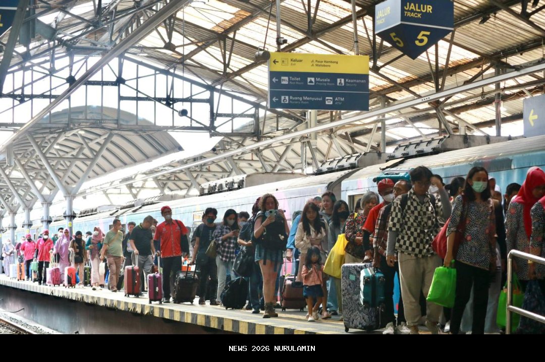 2 Minggu Angkutan Nataru 2025/2026, Kereta Api Daop 2 Bandung Penuh 113,3%