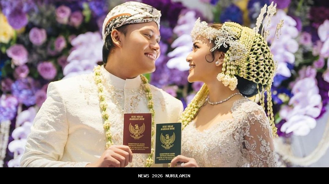 Sembilan pasangan artis yang resmi menikah sepanjang 2025, dari pernikahan intim hingga pesta mewah