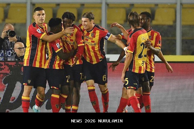 Gol tunggal Stulic bawa Lecce ke papan tengah Serie A