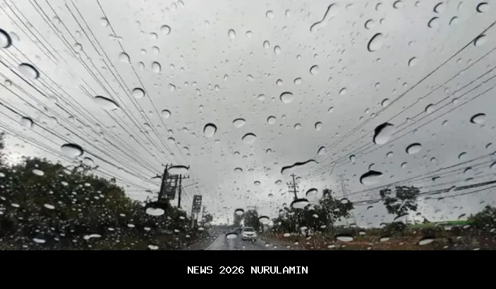 Prakiraan Cuaca Tangerang Raya 4 Januari 2026: Hujan Pagi dan Siang, Berawan Malam