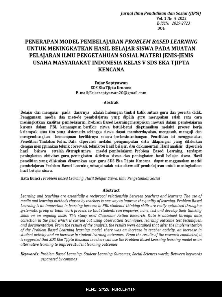 Keuntungan utama penerapan model PBL dalam pembelajaran adalah