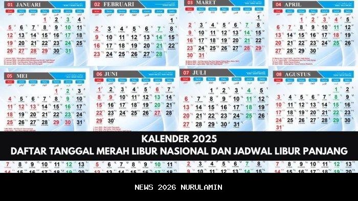 Kalender 2026: Daftar Libur Panjang Setiap Bulan