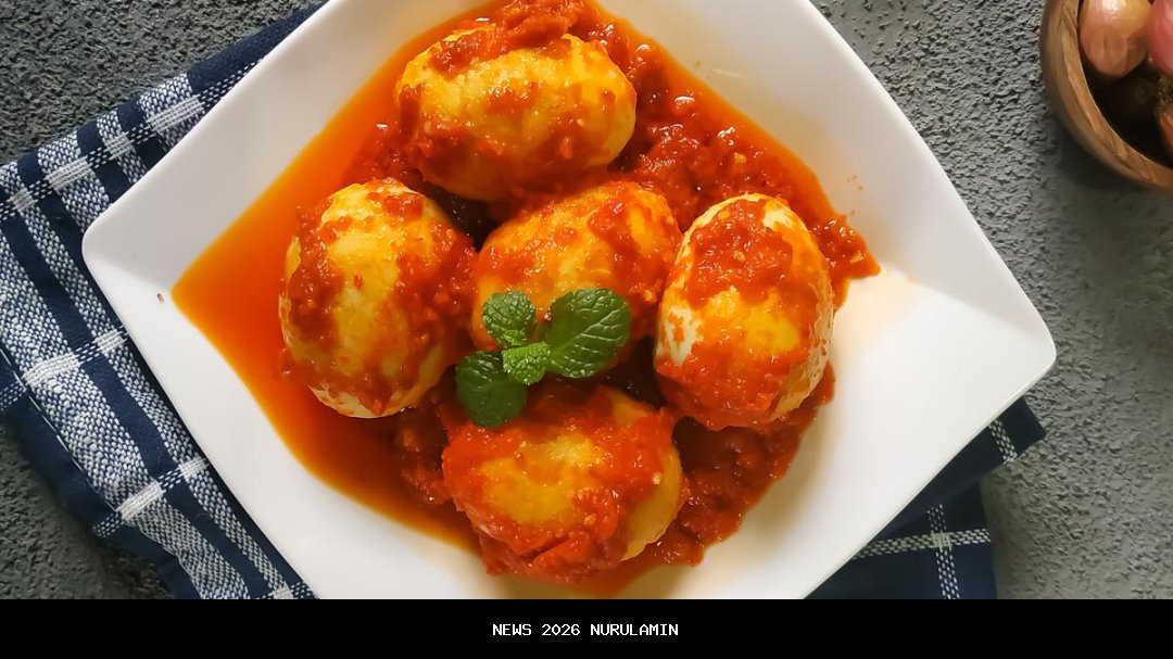 Resep telur balado lezat dan pedas yang menggugah selera