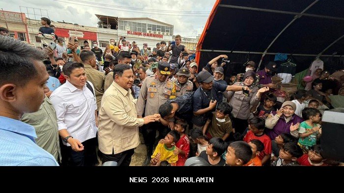 Presiden Prabowo ke Aceh Tamiang: Jangan Tebang Pohon Sembarangan