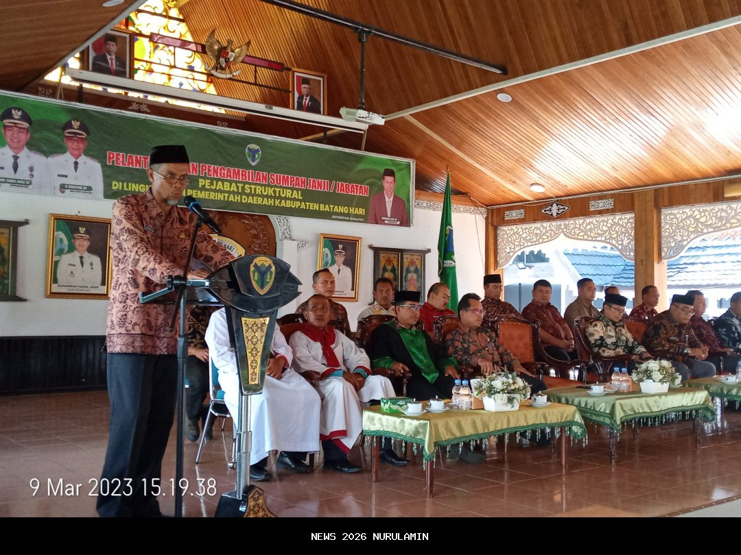 Daftar tiga besar calon Sekda Batang Hari dan nilai hasil seleksi JPT Pratama