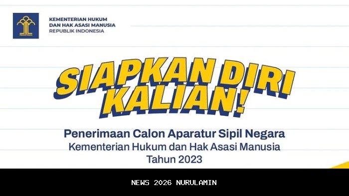 Pendaftaran PPPK Kementerian HAM Dibuka, Lihat Formasi Lengkapnya