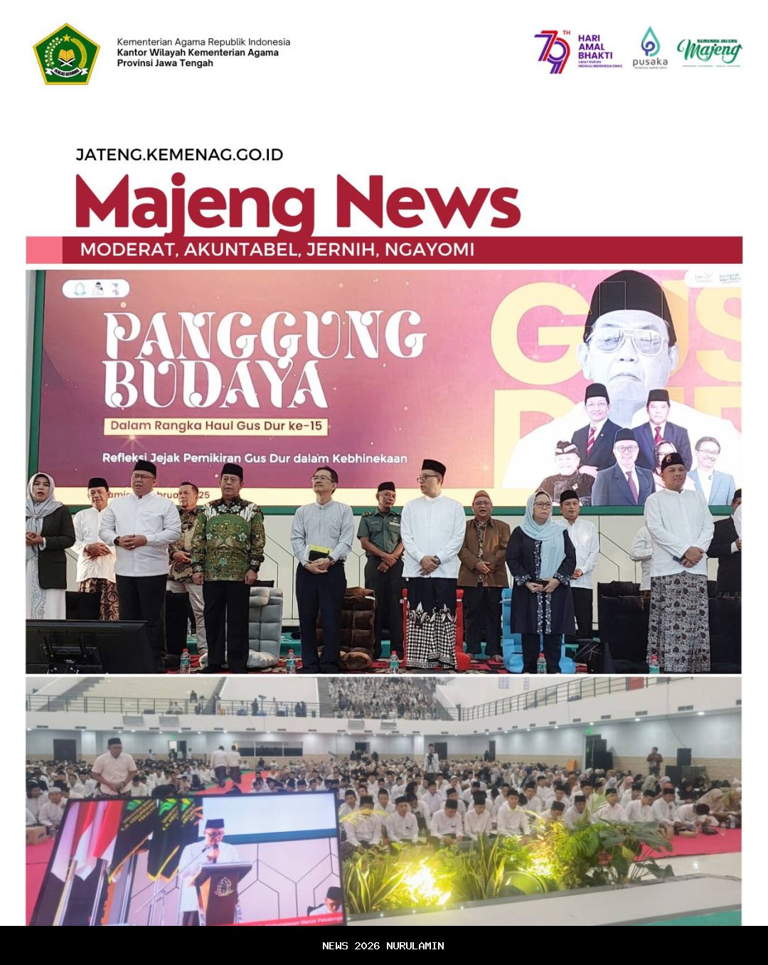 HAB ke-80 Kemenag Jateng, Saiful Mujab: Refleksi dan Penguatan yang Berdampak