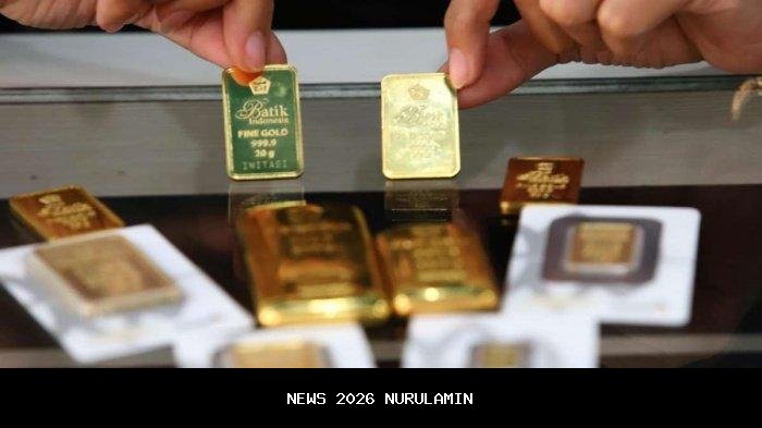 Harga emas batangan Galeri24, UBS, dan Antam naik serentak 12 Desember 2025