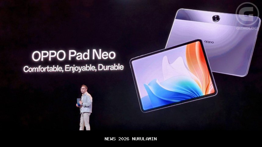 Spesifikasi OPPO Pad Neo 2026: Tablet Harga Terjangkau dengan Fitur Premium